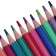 Pencils of 18 colors, Erichkrause, plastic, hexagonal, 3.0 mm barrels, cardboard packaging, Euro suspension