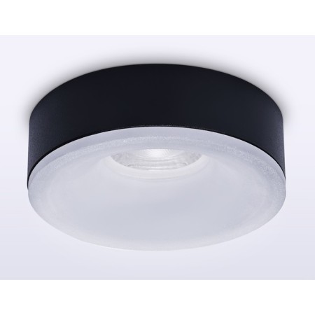 Building Lamp Ambrella Techno Spot Acrylic Frost TN3332, GU5.3, Black Sand color, white matte-2