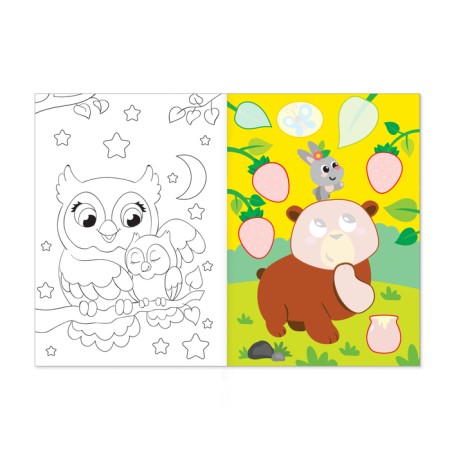 Application with A4 A4 Paints "Forest animals", 20 p.-2