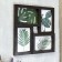 Photo frame-collage "lovely" in 4 photos, wenge (plastic screen)