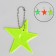 The reflective element "Star", bilateral, 7.5 × 7.5 cm, color mix