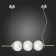 Suspension lamp ST LUCE. SL1155.113.03. Marena. 3x40 W, E14, 83x16.5 cm, Nickel color