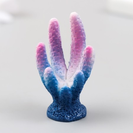 Figure for Florarium Polystone "Coral Multi -colored" 3x5.3 cm