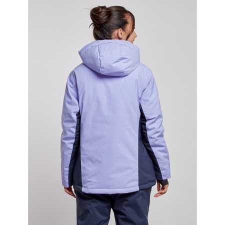 Ski jacket women's winter, size 58, purple color-3