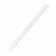 Plastic binding springs, D = 25mm, 50 pieces, sewed 180-200 sheets, white/black, Geleos