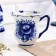Mug "Egoist", author. Seliverstova G.I., 11x9x9 cm, 280 ml, 1 variety, gzhel