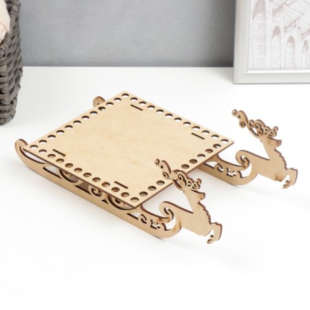 Holler blank "Sani. Type 1" set 3 parts, bottom 15x15 cm-1
