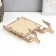 Holler blank "Sani. Type 1" set 3 parts, bottom 15x15 cm