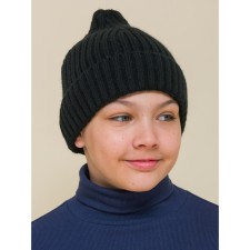 Children's hat, size 48-50, black color