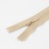Lightning secret, No. 3, non -proceeding, locking machine, 20 cm, beige color