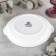 Porcelain baking form, 530 ml, d = 18 cm, white color
