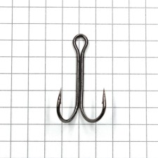The hook Namazu Double Hook Long, size 4 Ints, BN color, double, 50 pcs.