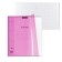 Notebook of 48 sheets in the Erichkrause Coverpro Neon Classic, plastic cover, offset block, whiteness 100%, pink
