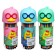 Fleeters of 36 colors "Duck with glasses", in a plastic pencil case, mix