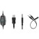 Headphones with A4Tech XH-720p Microphone Black 2M Monitor headulery