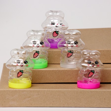 The basis for creativity and decor is a jar with a lid "Bunny", size - 6 × 4 × 4 cm, Mix color-2