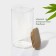 Glass Bank for bulk products with bamboo cover Bellatenero "Eco. Square ", 1.5 l, 10 × 21 cm