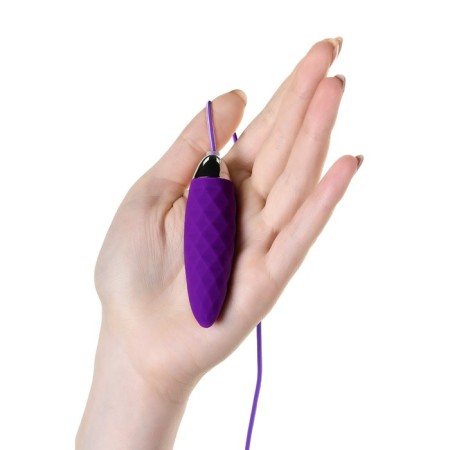 Vibroyaito with the Toyfa A-Toys Cony control panel, silicone, purple color, 7.6 cm-2
