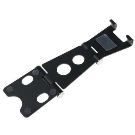 Phone stand, tilt regulator, wire connector, metal, black-3