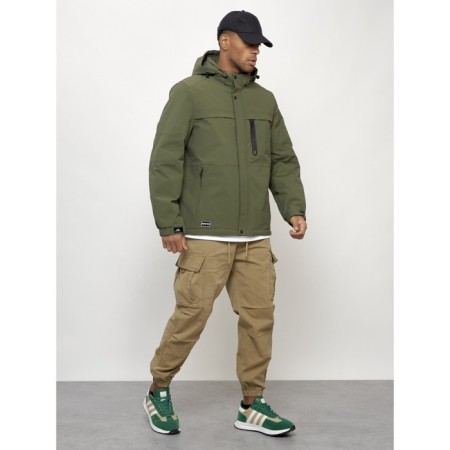 Male spring jacket, size 48, khaki color-2