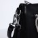Bag Cross-Bodi with a zipper, black color