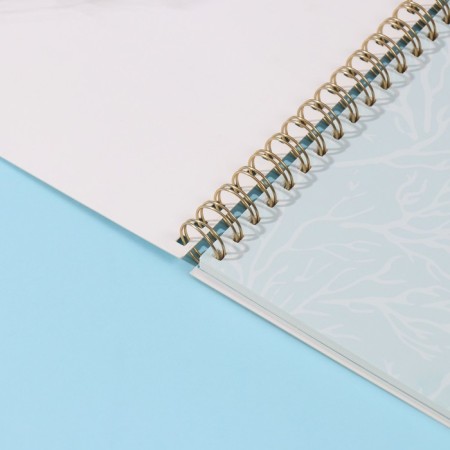 Photo album on spirals 20 sheets "Seagulls" volumetric element + 4 tabs 24x24 cm-2