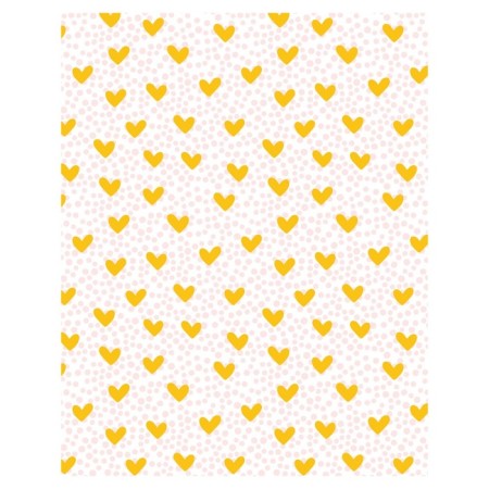 Pillow Bitter "Yellow hearts, decorative, size 16x45 cm-1