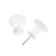 Handle button plastic RK1-7, white