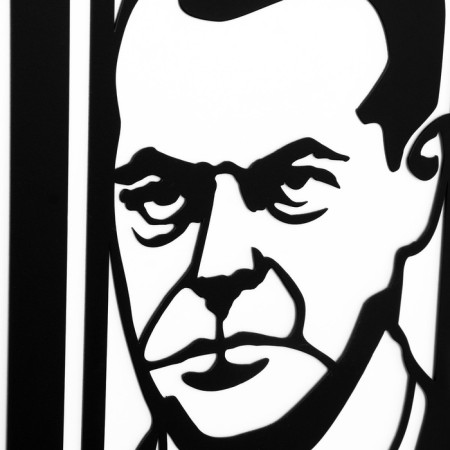 Metal panel "Medvedev" 45x30cm-2