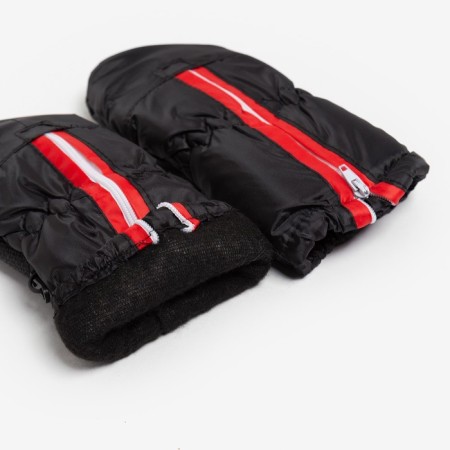 Mittens of winter children's minku, central black, rr 16-17 (20 cm)-2