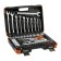 A set of professional tools Ermak 736-072, CRV and S2, 1/2 ", Superlock, 100 items