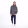 Male pants are laid, the color is dark blue, size 52