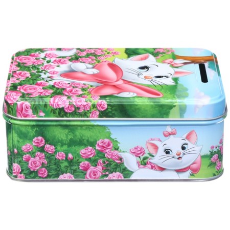 Piggy bank 14x10x5.8 cm, metal, cats aristocrats-4