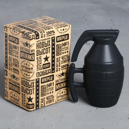 Black granate mug, 250 ml-2