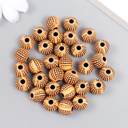 Beads for creativity Plastic "Ethno. Dolki" set of 20 g 1.1x1.1x1 cm-2