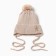 Children's hat minku, rr 44-46, beige color