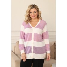Cardigan female, size 50, white color