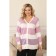 Cardigan female, size 50, white color