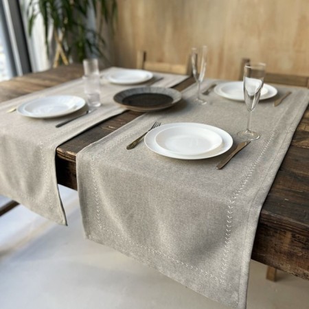 Serving path "CONTA", size 50x140 cm, beige-gray color-1