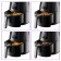 Airgril KitFort KT-2226, 1500 W, 80-200 ° C, 3.5 L, black