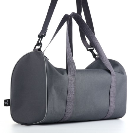 Road bag, textura, small size, color gray-3