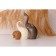 Souvenir Ceramics "Family Elephants" Matte set 3 pcs 7x7 12x12 22x13 cm