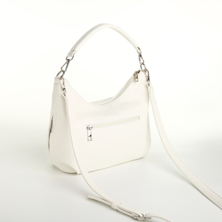 Women's bag with lightning, white color-1
