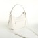 Women's bag with lightning, white color