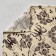 Towel 35x60cm butterflies, beige, waffle, 120 g/m2, cotton 100%