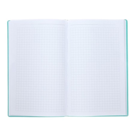 The weekly of the undated A5, 64 sheets, on the stitch, an integral cover of artificial leather, blue-3