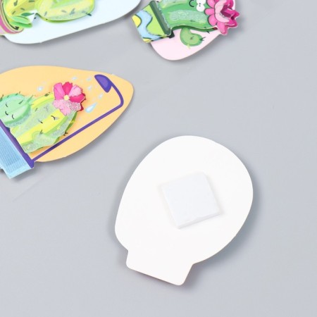 Cardboard sticker 2 layers "cacti-gland" 17x12 cm-2