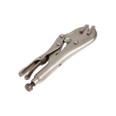 Hand tundra clamp, reinforced, flat capture, with a latch, 175 mm-3