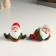 Suvenir Polystone "Santa Claus in a green caftan in a cap, a bearer" MIX 9x5x7.5 cm