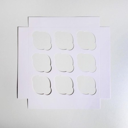 Capcake box, confectionery packaging, 9 cells "Enjoy EVERY MOMENT", 25 x 25 x 10 cm-4